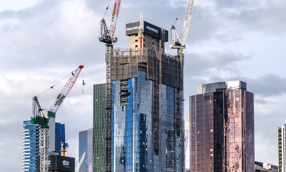 房屋建筑工程施工场景